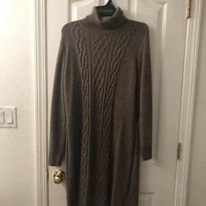 APT9 Brown Sweater Dress